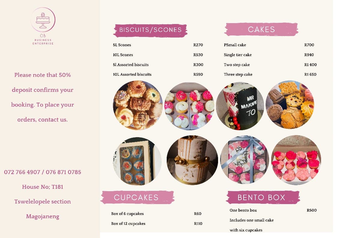 OB Business Enterprise Menu V2