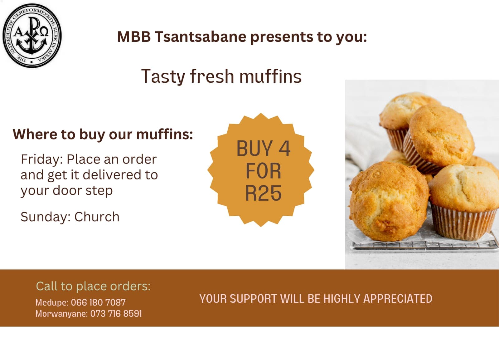 MBB Tsantsabane Muffins Poster