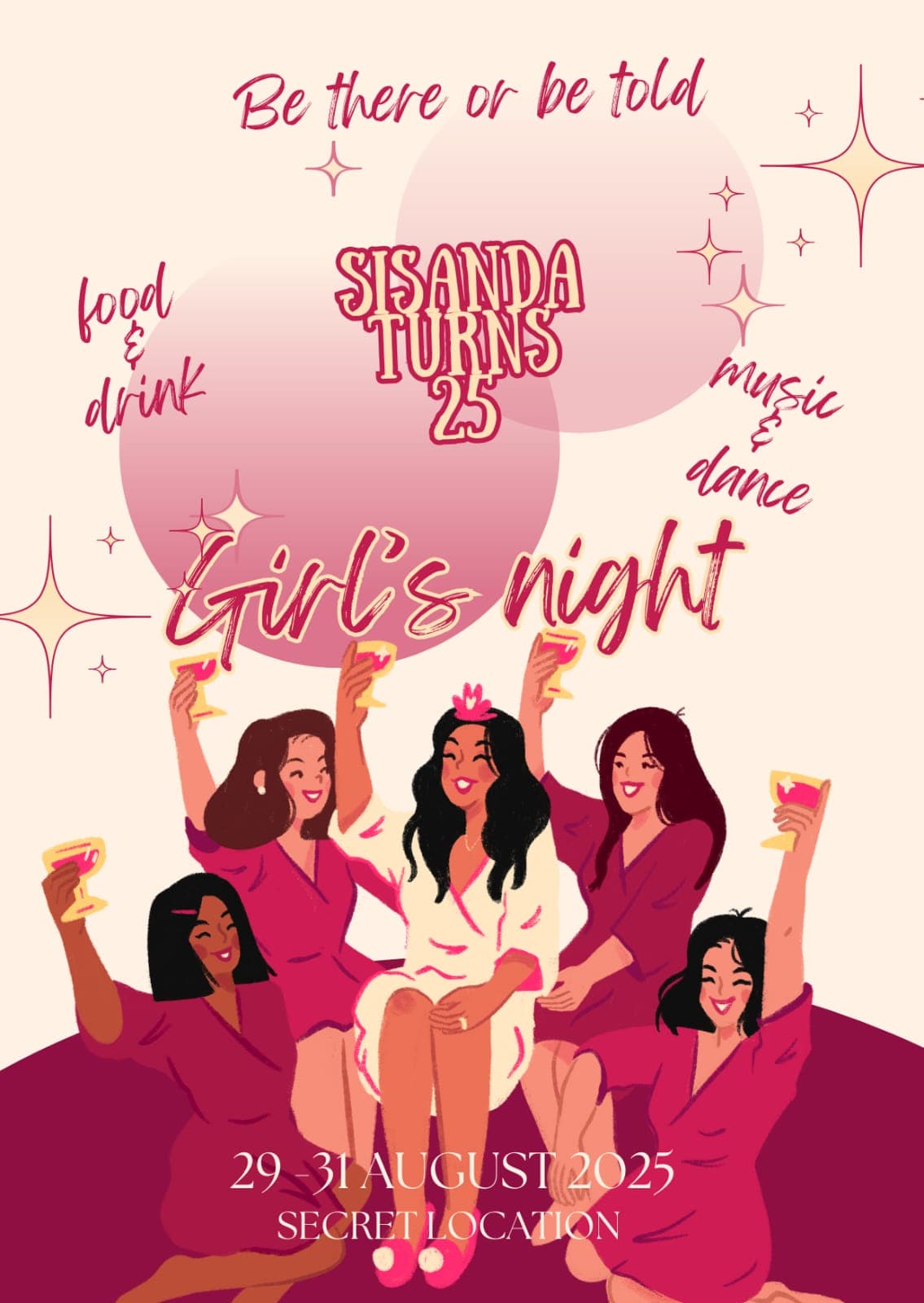 Sisanda's Girls Night Invite