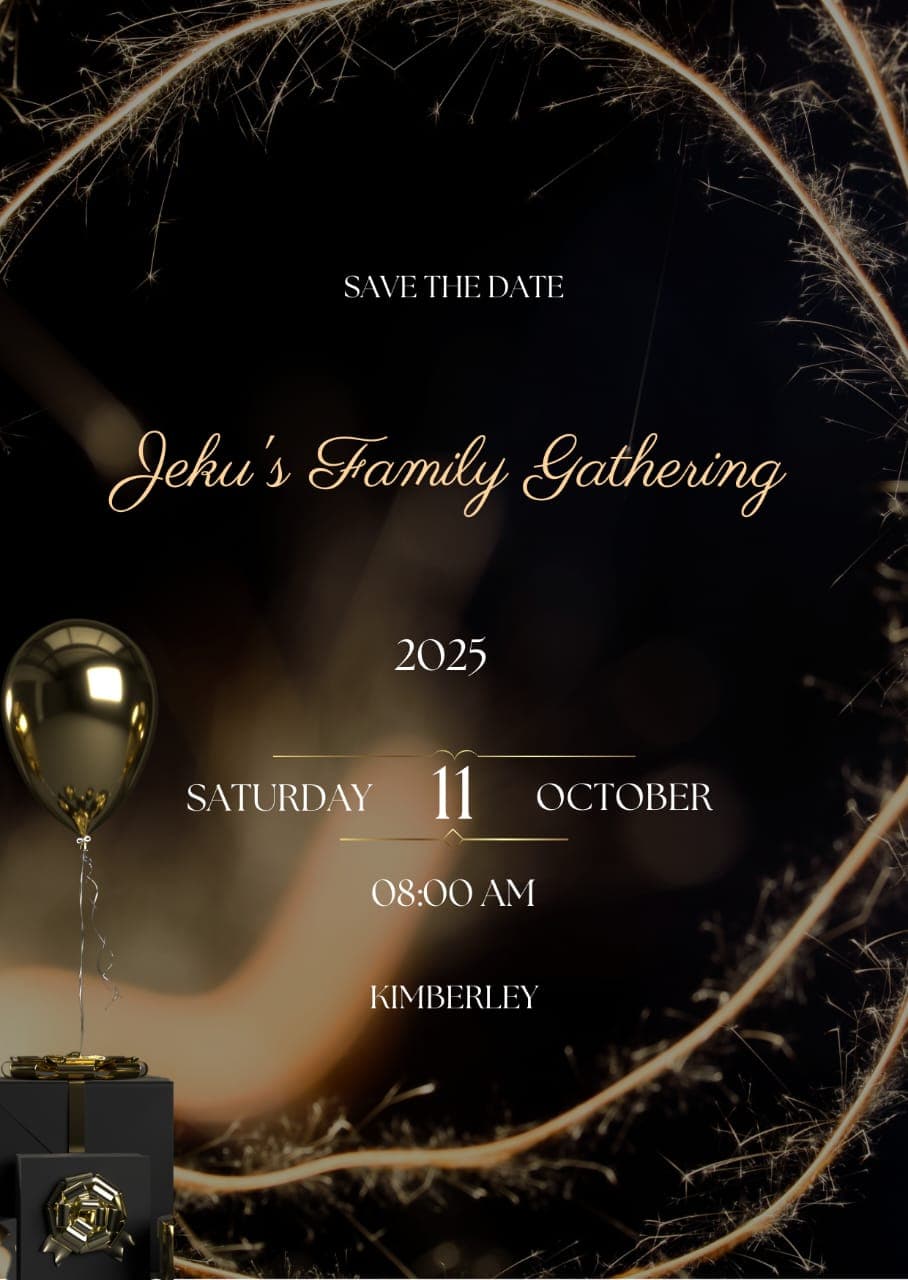 Jeku's Family Gathering Invite